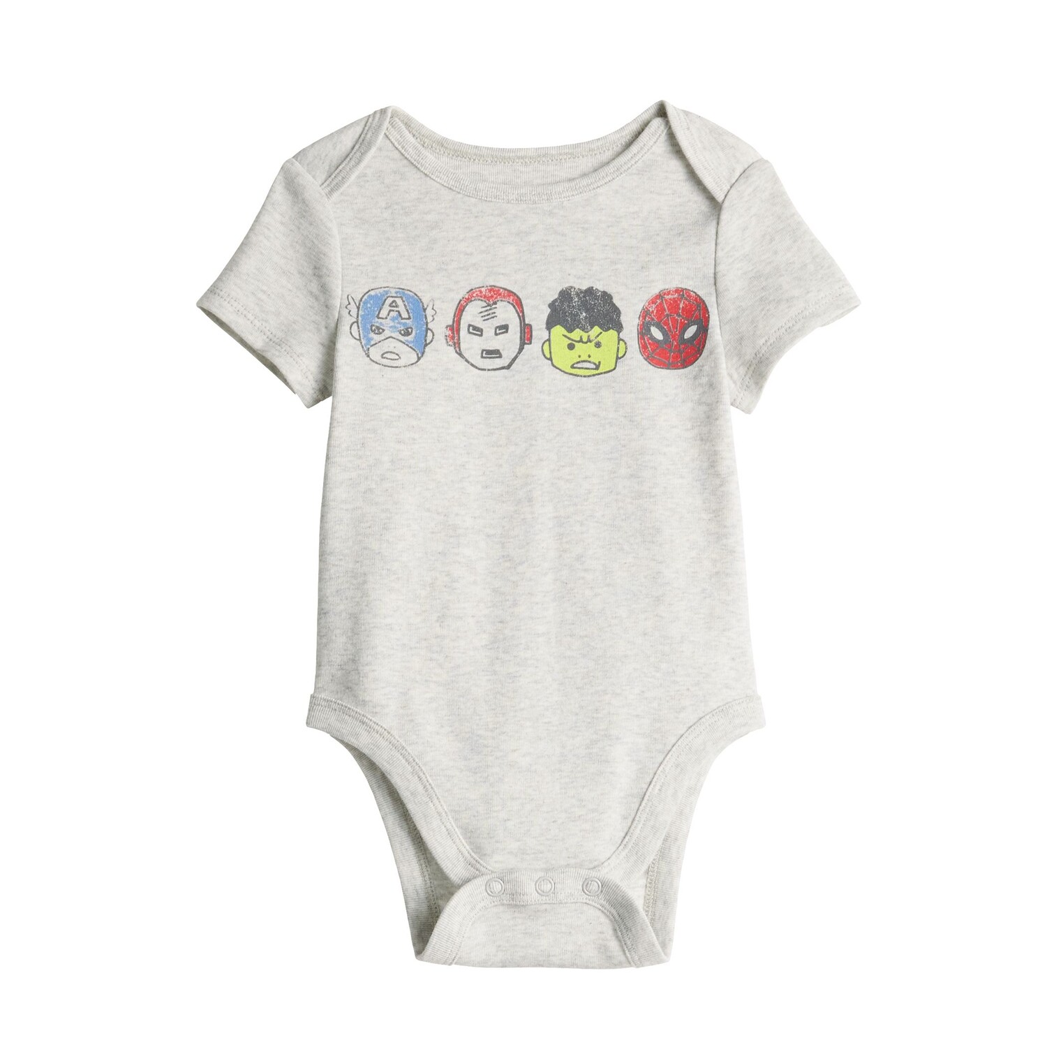 

Боди с графическим рисунком Marvel Baby от Jumping Beans JB MARVEL, серый