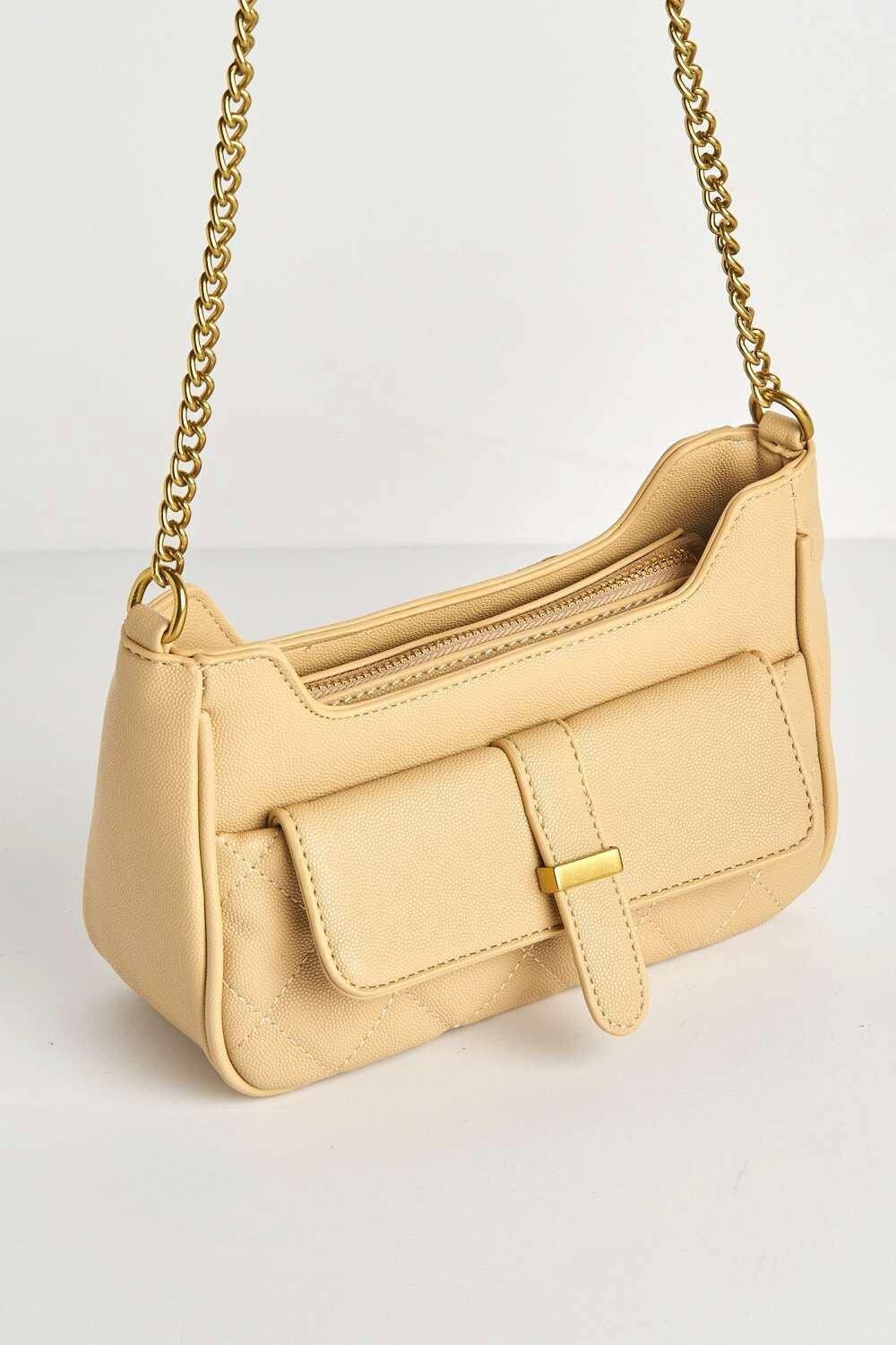

Сумка через плечо с пряжкой Viiv Carlton Collection Miss Diva, нюд
