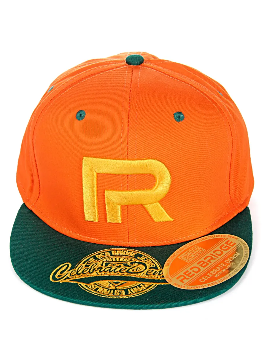 

Бейсболка RedBridge "Wellingborough" на кнопке, цвет Orange-Grün