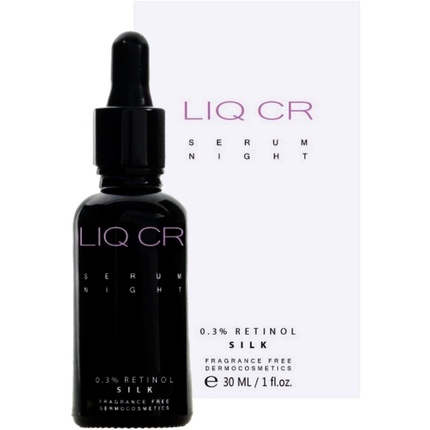 

Liq Cr Serum Night 0,3% ретиноловая шелковая антивозрастная сыворотка для коррекции морщин, 30 мл, 1 унция, Liqc