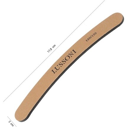 T4B Lussoni Premium изогнутые пилочки для ногтей, зернистость 150/150, упаковка из 10 шт., Tb Tools For Beauty — фото 2