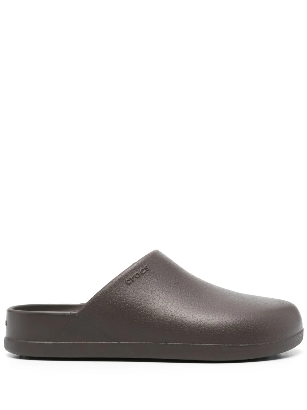 

Клоги Dylan с тисненым логотипом Crocs, коричневый