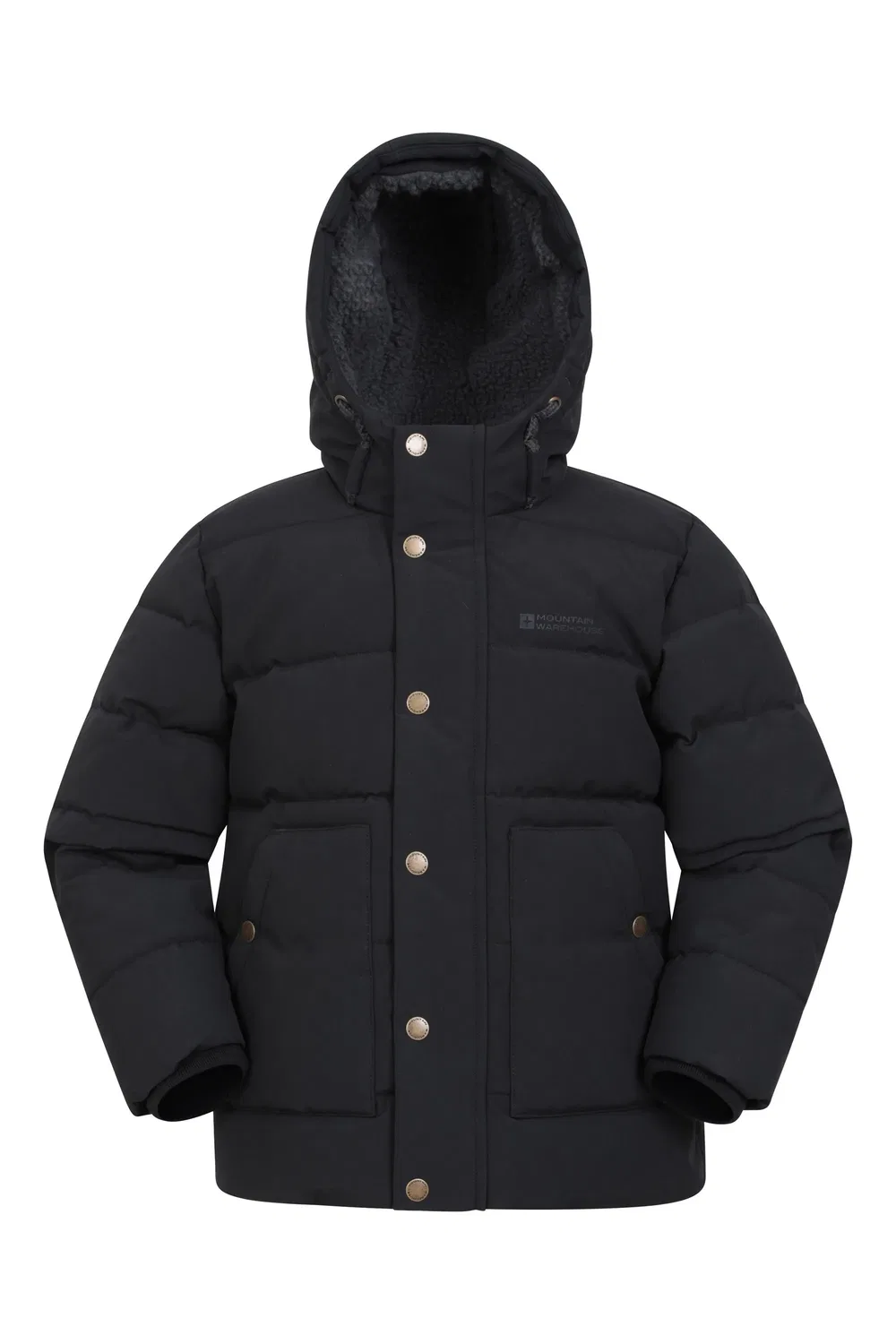 Детская куртка с водоотталкивающей пропиткой Mountain Warehouse, черный