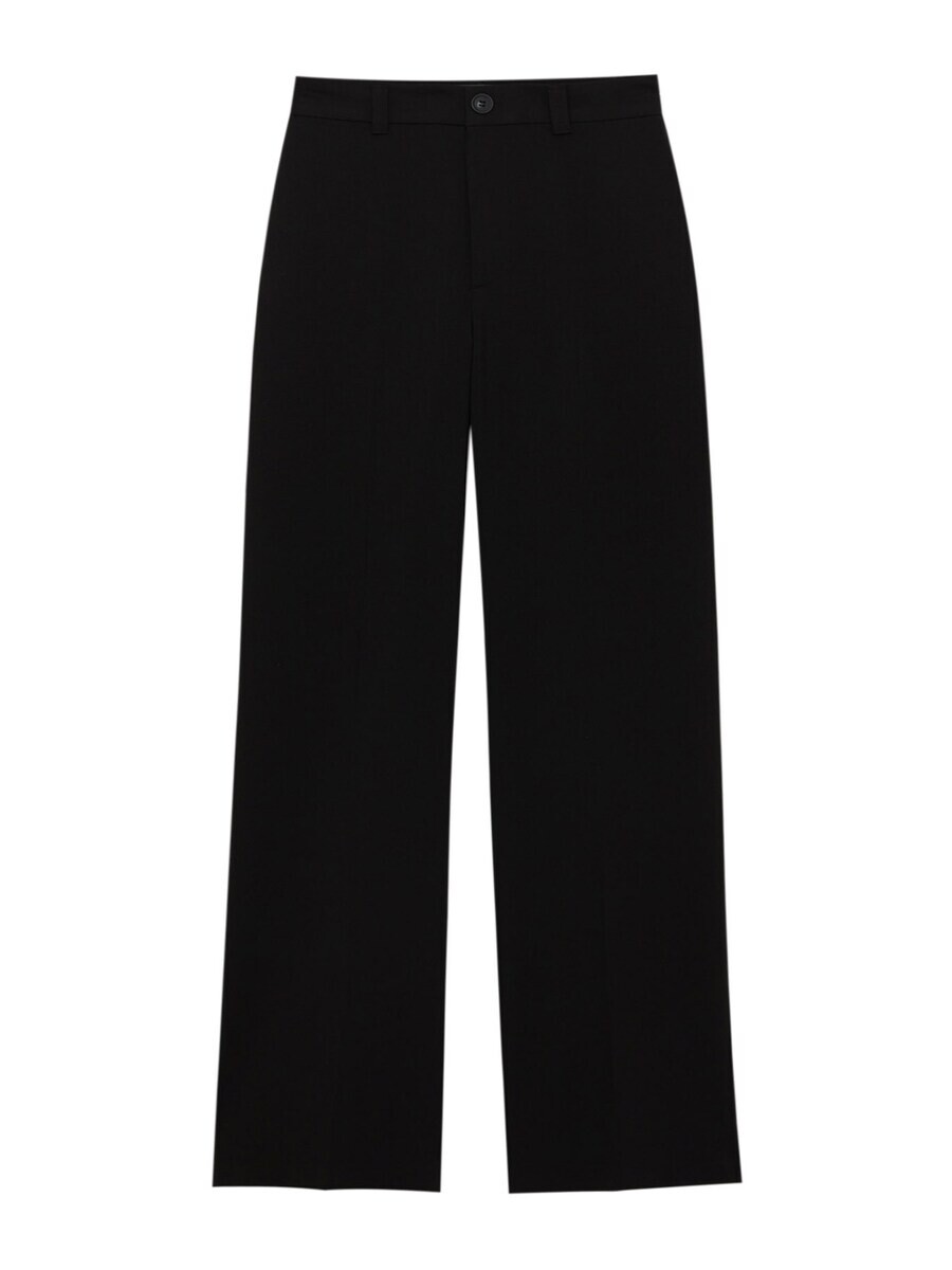 

Плиссированные брюки Pull&Bear, черный