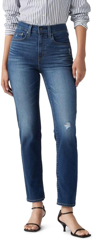 

Женские джинсы Levi's 724 с высокой талией и прямым кроем, Know When