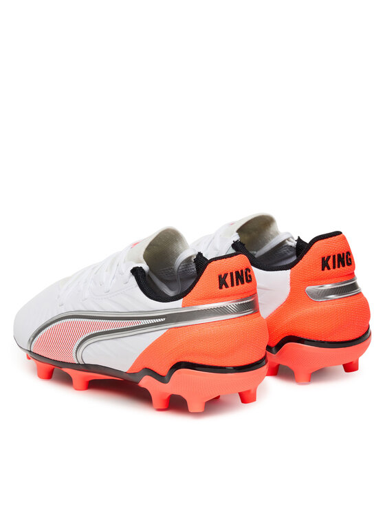 Футбольные бутсы King Match Fg/Ag Jr 108837 01 Puma, белый — фото 3