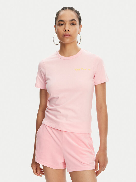 

Футболка обычного кроя La Beach JCWCT125319 Juicy Couture, розовый