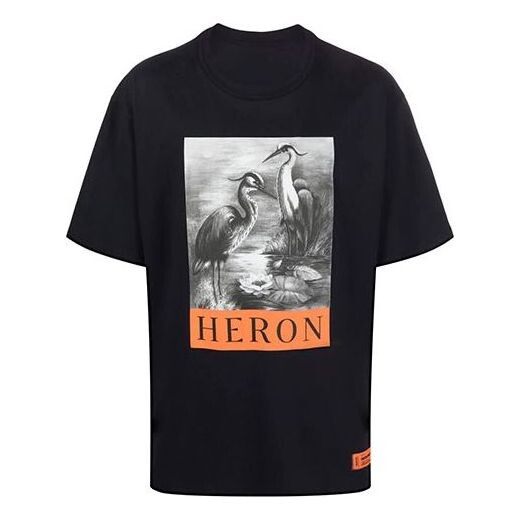 

Футболка ss22 heron logo t-shirt 'black' Heron Preston, черный