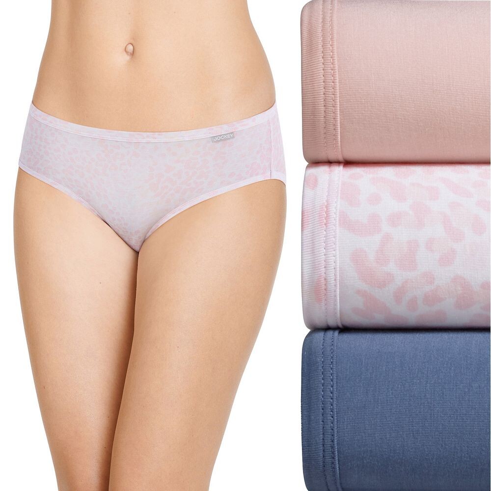 

Женский комплект трусиков бикини Jockey Supersoft, 3 шт. 2070, цвет Neutral Leopard