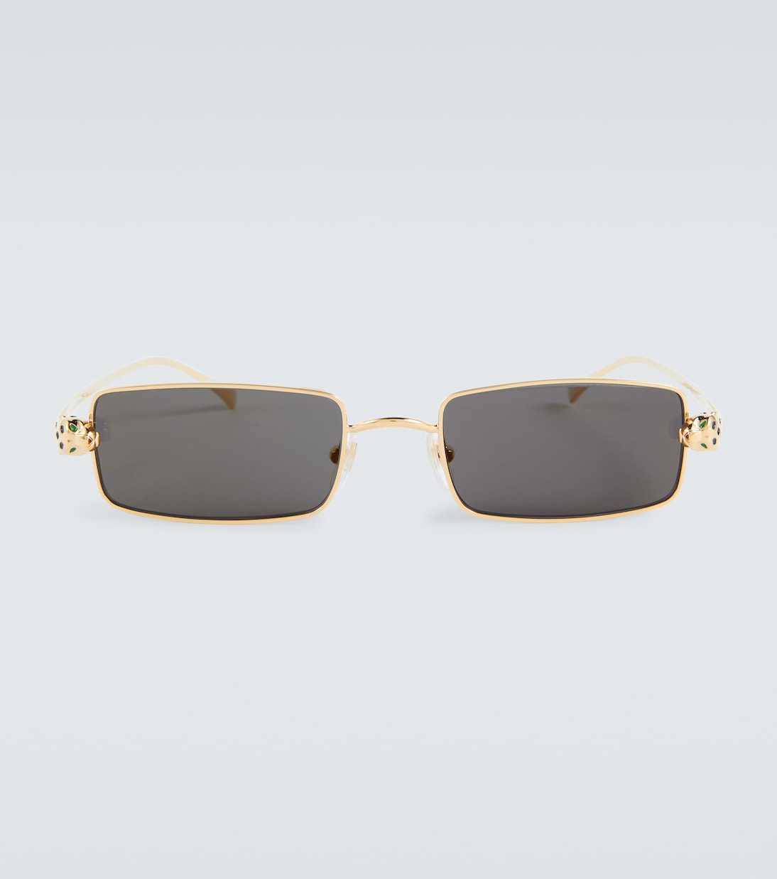 

Прямоугольные солнцезащитные очки с декором Cartier Eyewear Collection