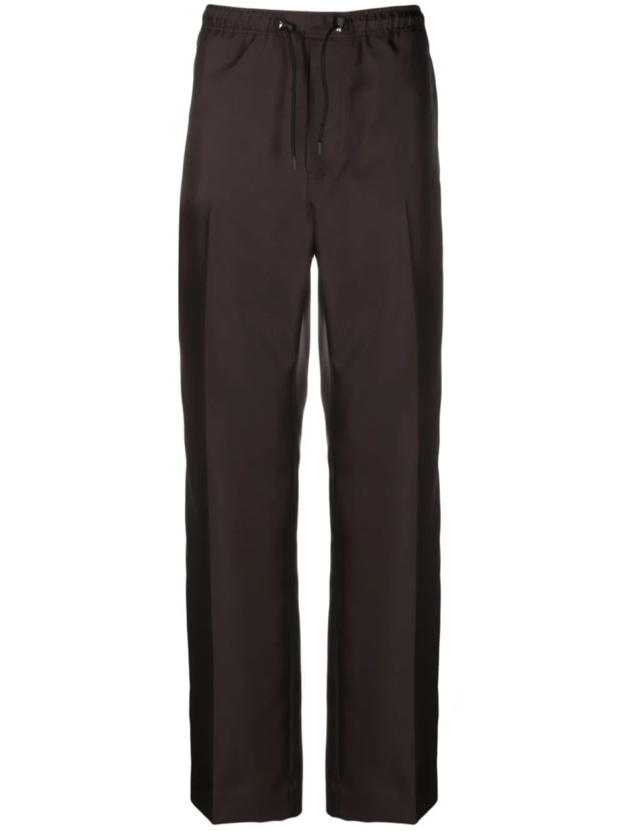 

Lanvin прямые брюки с кулиской, коричневый