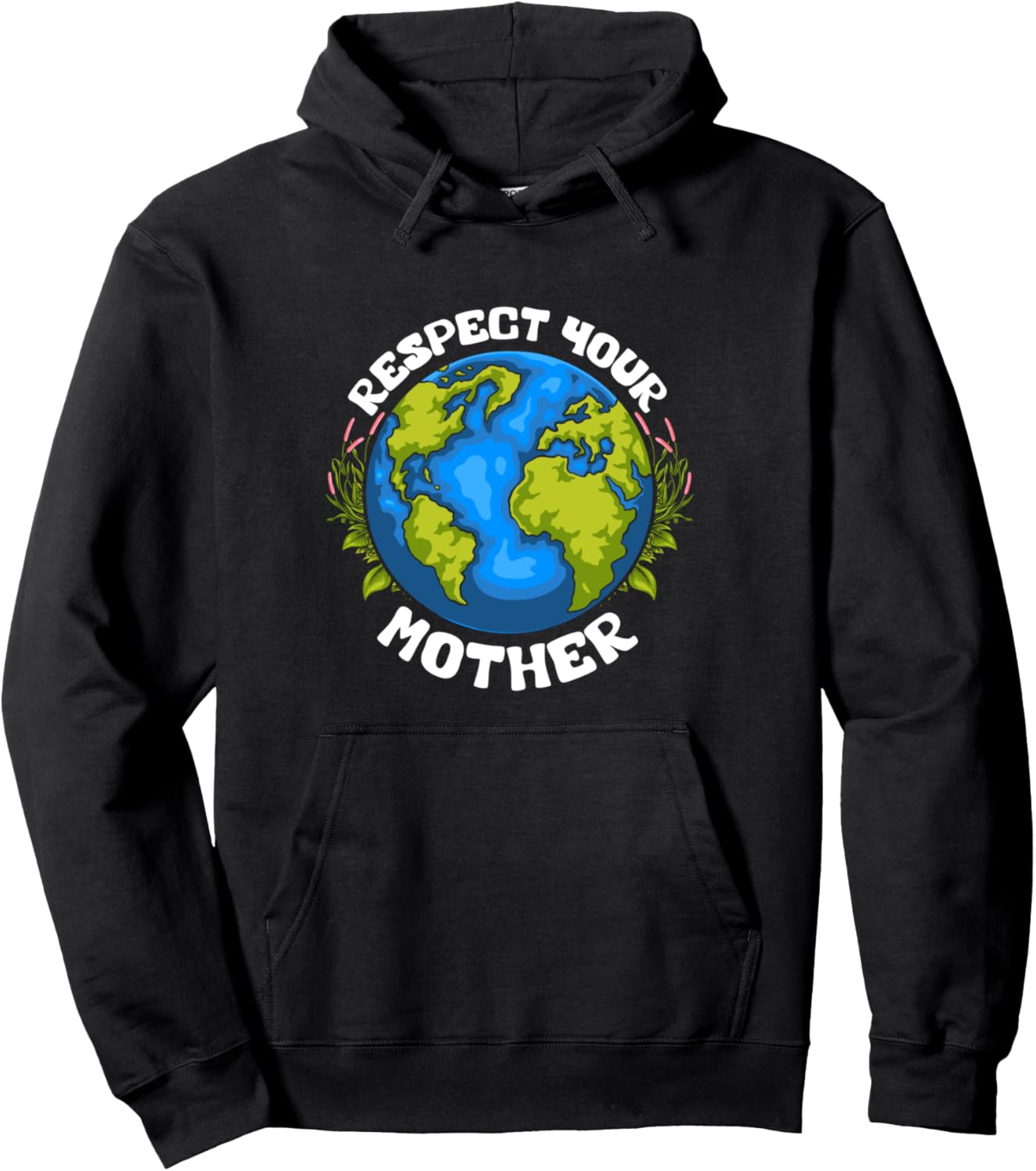 

Отметьте День Земли в честь Матери-Земли! Экологическая толстовка Earth Day Apparel Co., Ltd., черный