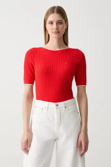 Футболка трикотажная Tommy Hilfiger, красный