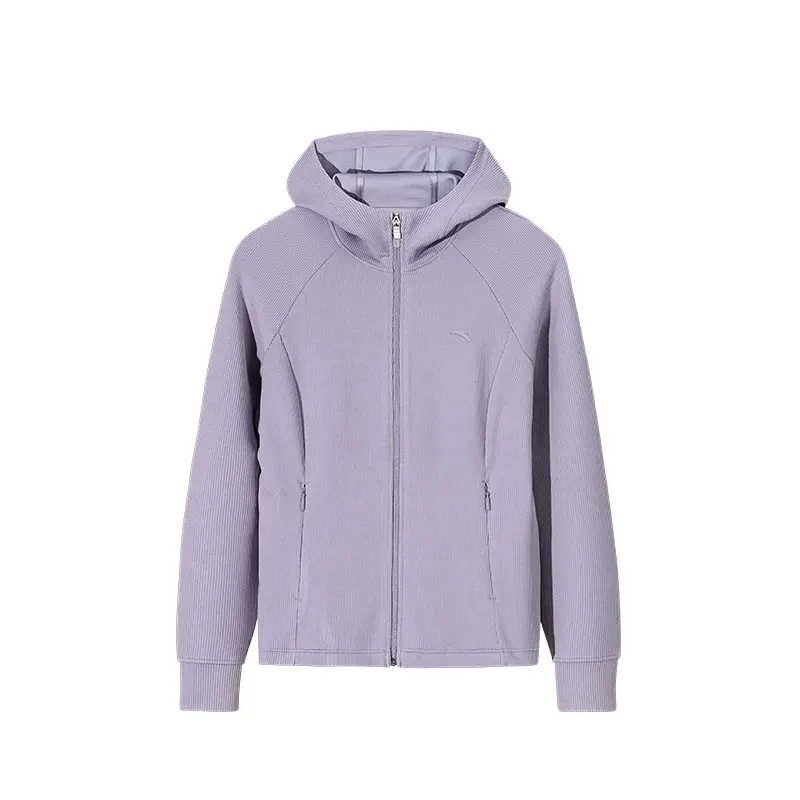

ANTA Куртка для разнообразных тренировок женская фиолетовый дым, Purple Smoke