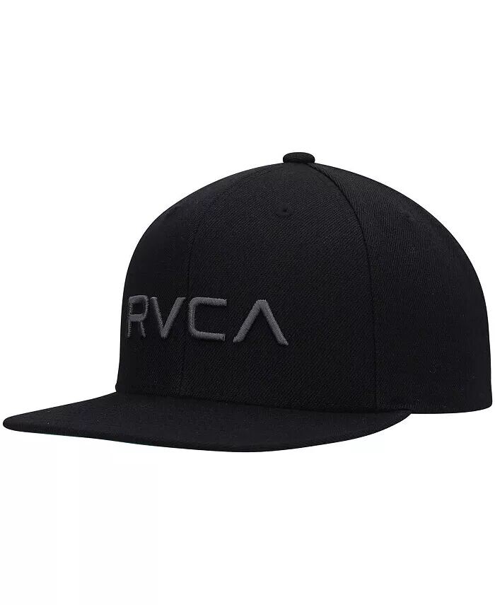 

Черная твиловая шапка с логотипом Big Boys Rvca