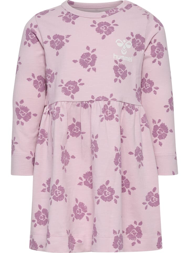 

Платье Hummel Druckknopf L/S Hmlbloomy Mädchen, цвет winsome orchid