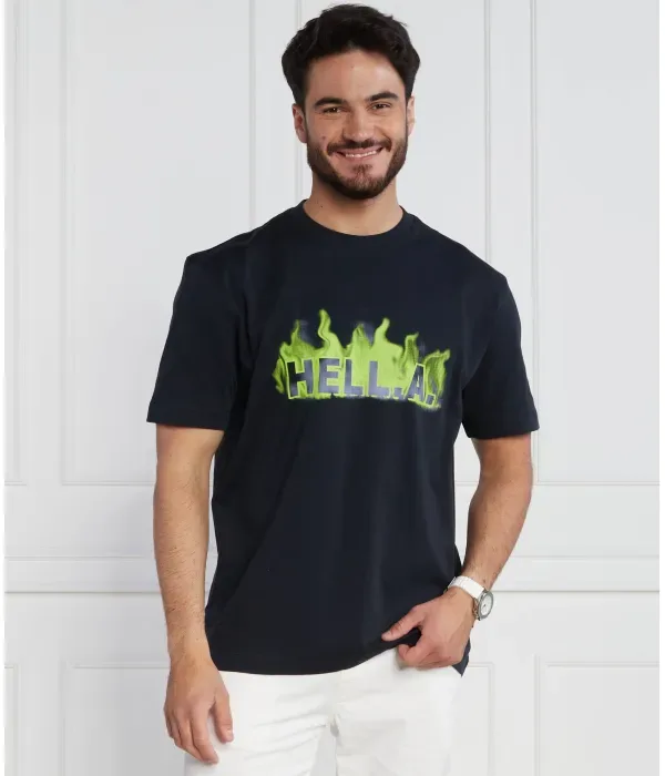 Футболка teefire oversize fit Boss Orange, черный — фото 3