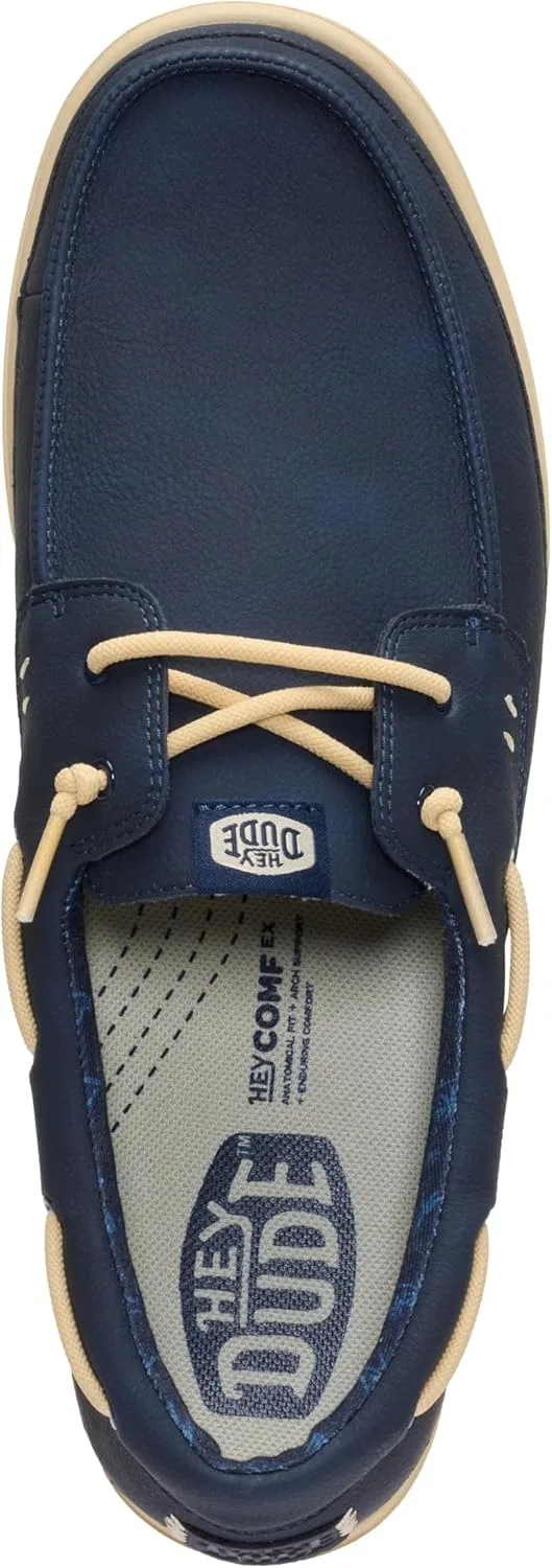 Лоферы Hey Dude Harbor Lo Classic, Navy Blazer/Boulder Tan HEYDUDE — фото 3