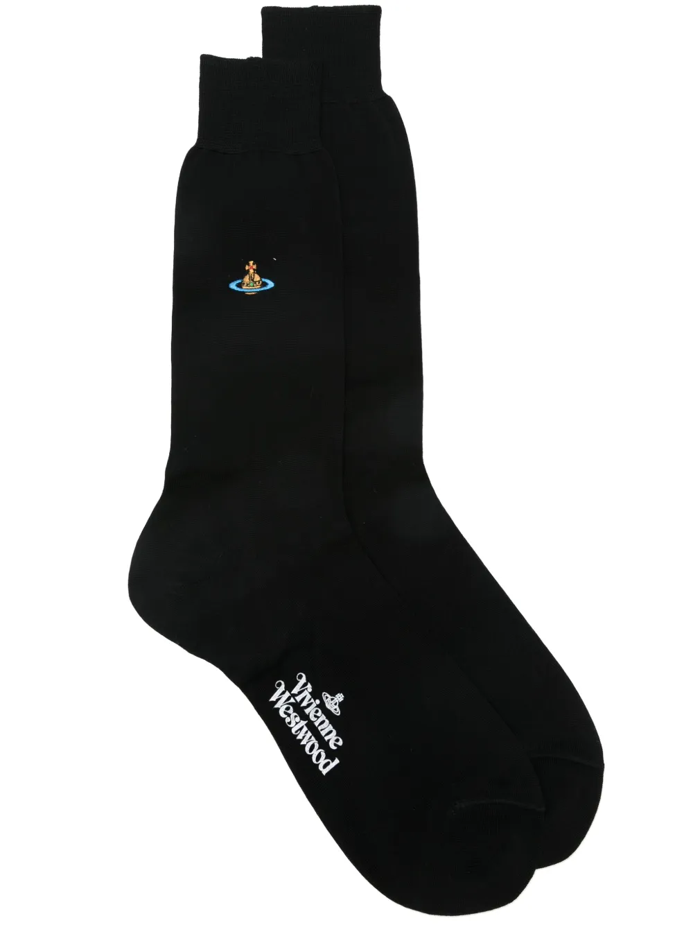 

Носки Uni Colour Plain Vivienne Westwood, черный