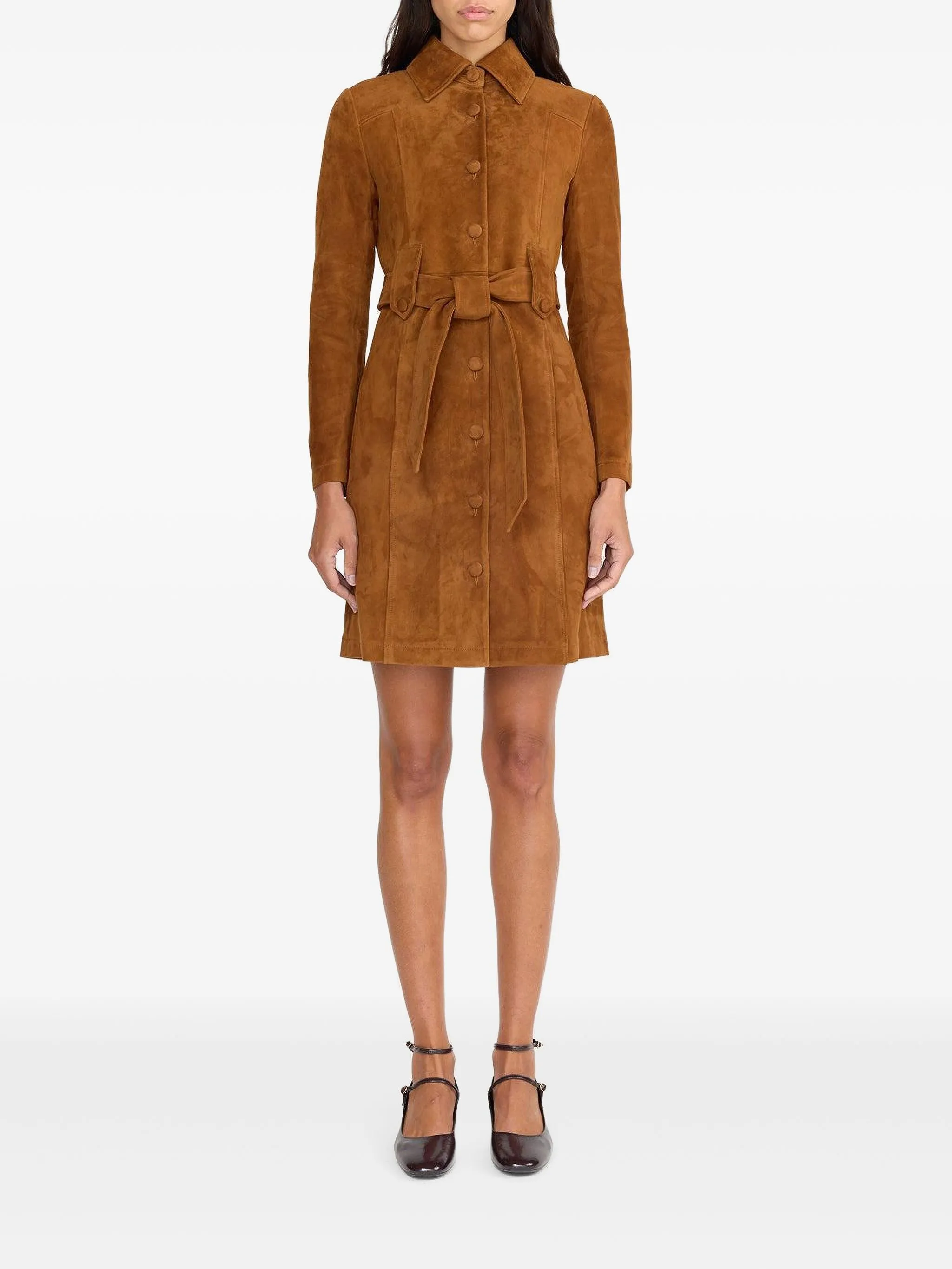 

Куртка Ricci с поясом Christy Lynn, коричневый