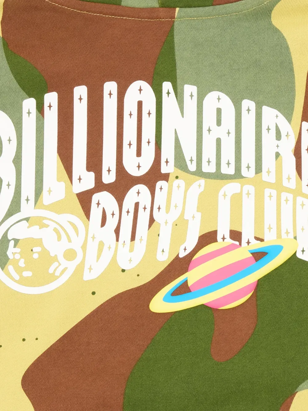 Толстовка с капюшоном камуфляжной расцветки Billionaire Boys Club Kids, желтый — фото 4