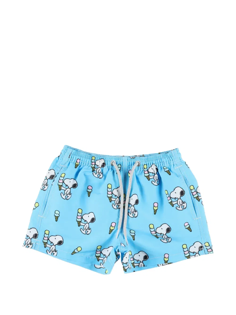 Пляжные шорты Jean с принтом Снупи Mc2 Saint Barth Kids, синий