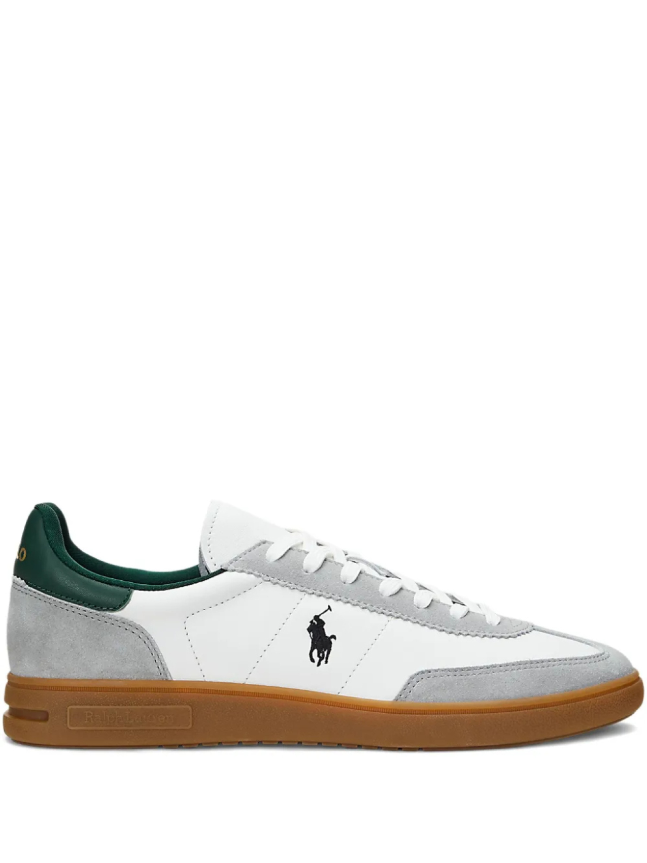 

Polo Ralph Lauren кеды на шнуровке, серый