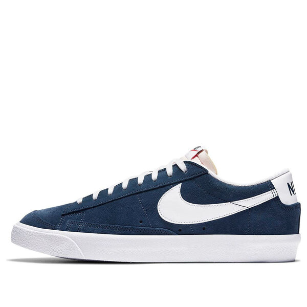 

Кроссовки blazer low '77 suede 'midnight navy' Nike, синий