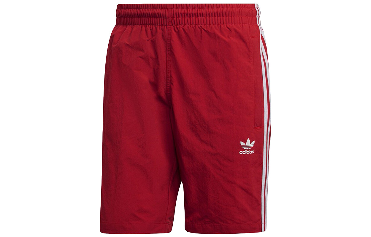 Повседневные шорты мужские красные Adidas Originals, красный