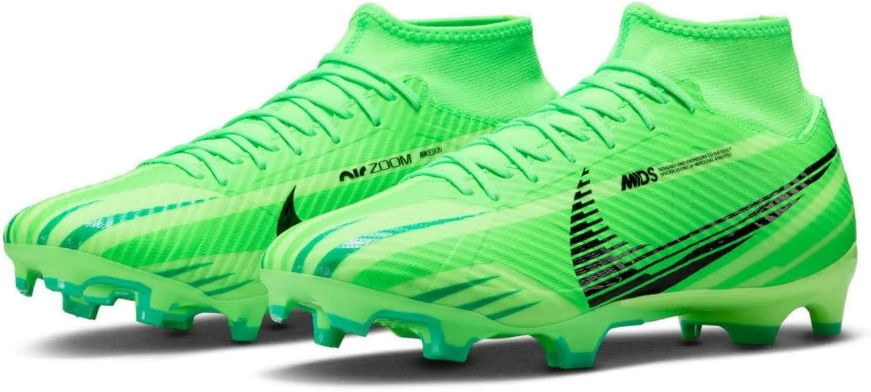 Мужские кроссовки Nike Superfly, черный/зеленый — фото 3