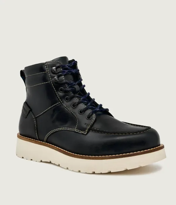Американские высокие кожаные туфли Tommy Hilfiger, черный