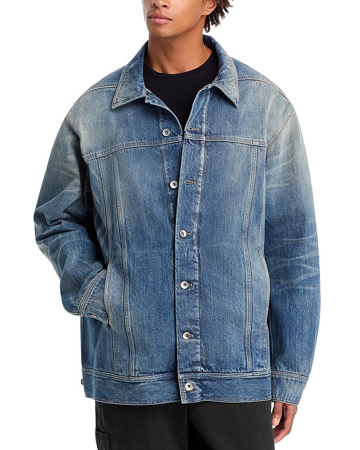 

Рабочая куртка Jumbo Denim DRKSHDW Rick Owens, синий