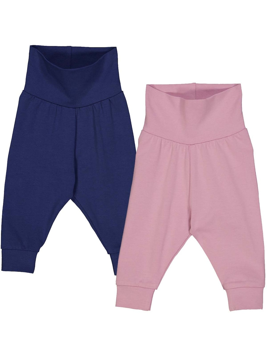 

Зауженные брюки Fred's World by GREEN COTTON, темно-синий/розовый