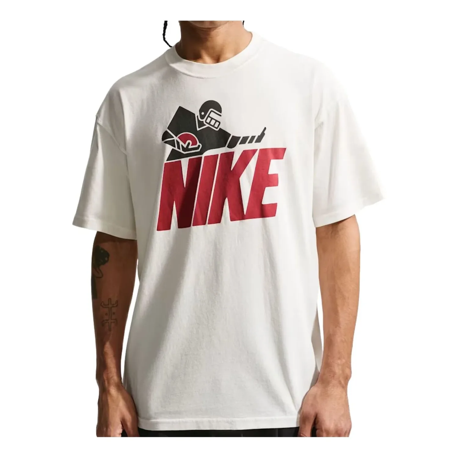 Футболка Nike Sportswear Max90 'Sail', бежевый