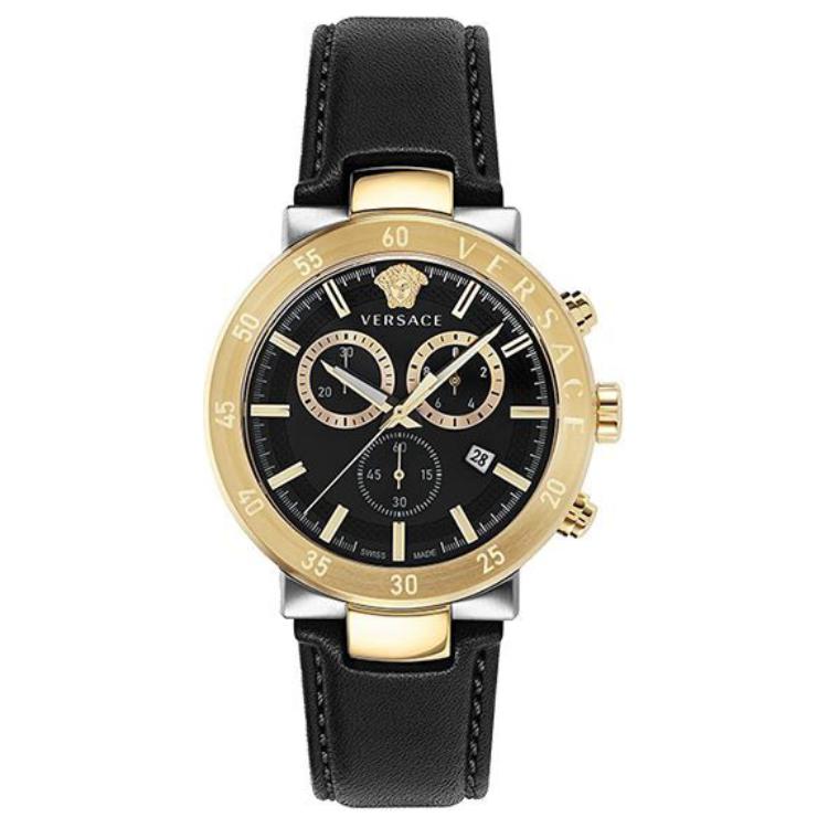 

VERSACE Наручные часы SF Express Emergency Rescue с кварцевым механизмом, ремешком из нержавеющей стали и белым циферблатом. Мужские часы