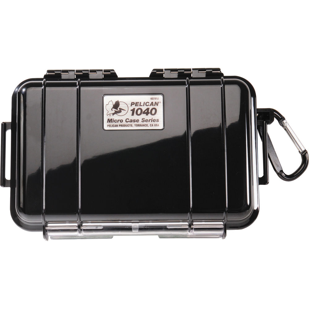 

Чехол Pelican 1040 Micro (черный с черной подкладкой)