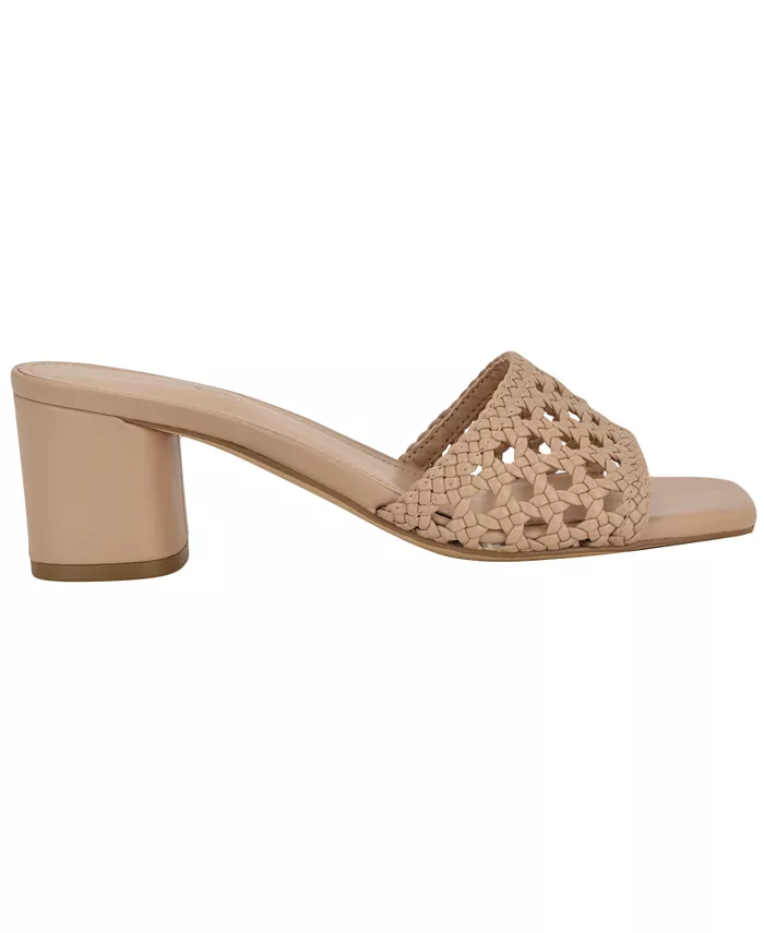 Босоножки Brianny Woven Slip-On Calvin Klein, коричневый/бежевый — фото 2