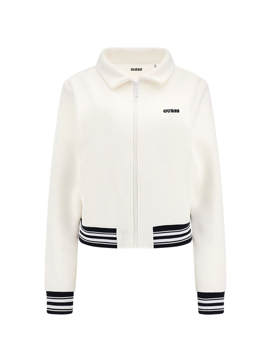 

Толстовка с капюшоном на молнии GUESS, белый