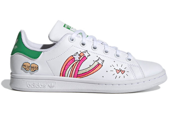 Кроссовки stan smith j Adidas, белый — фото 2