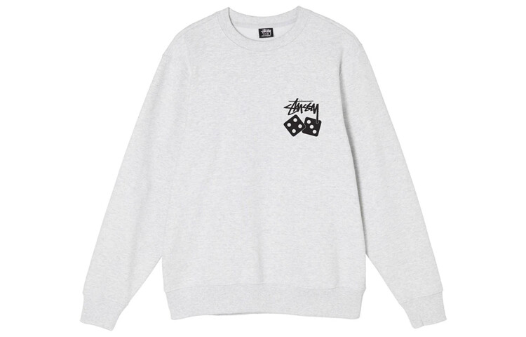 Толстовка Dice Series унисекс Stussy, серый — фото 2
