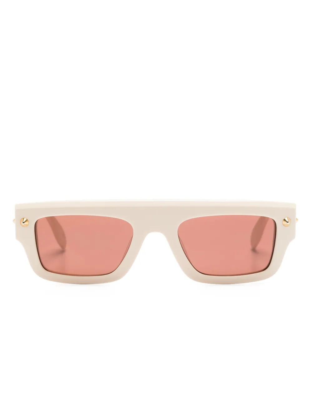 

Солнцезащитные очки в квадратной оправе Alexander McQueen Eyewear, нейтральный