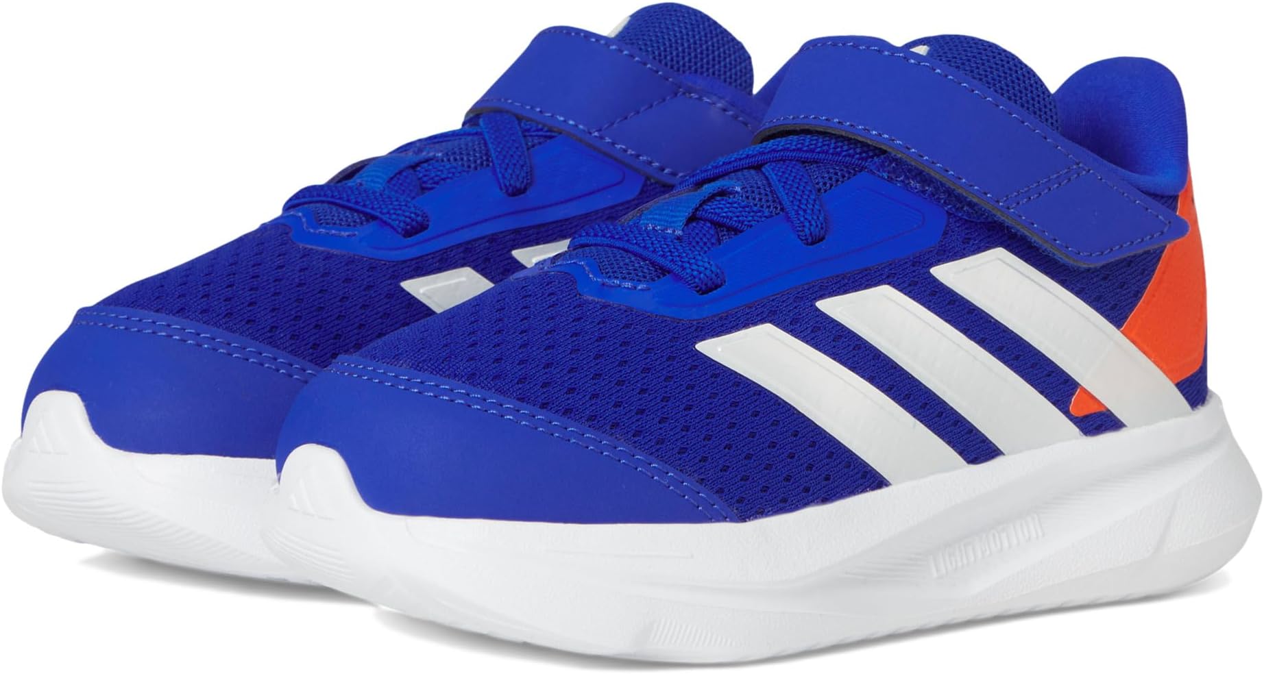 

Кроссовки Adidas Kids Duramo SL 2.0 Elastic Lace Sportswear Shoes, Lucid Blue/Zero Metallic/Impact Orange