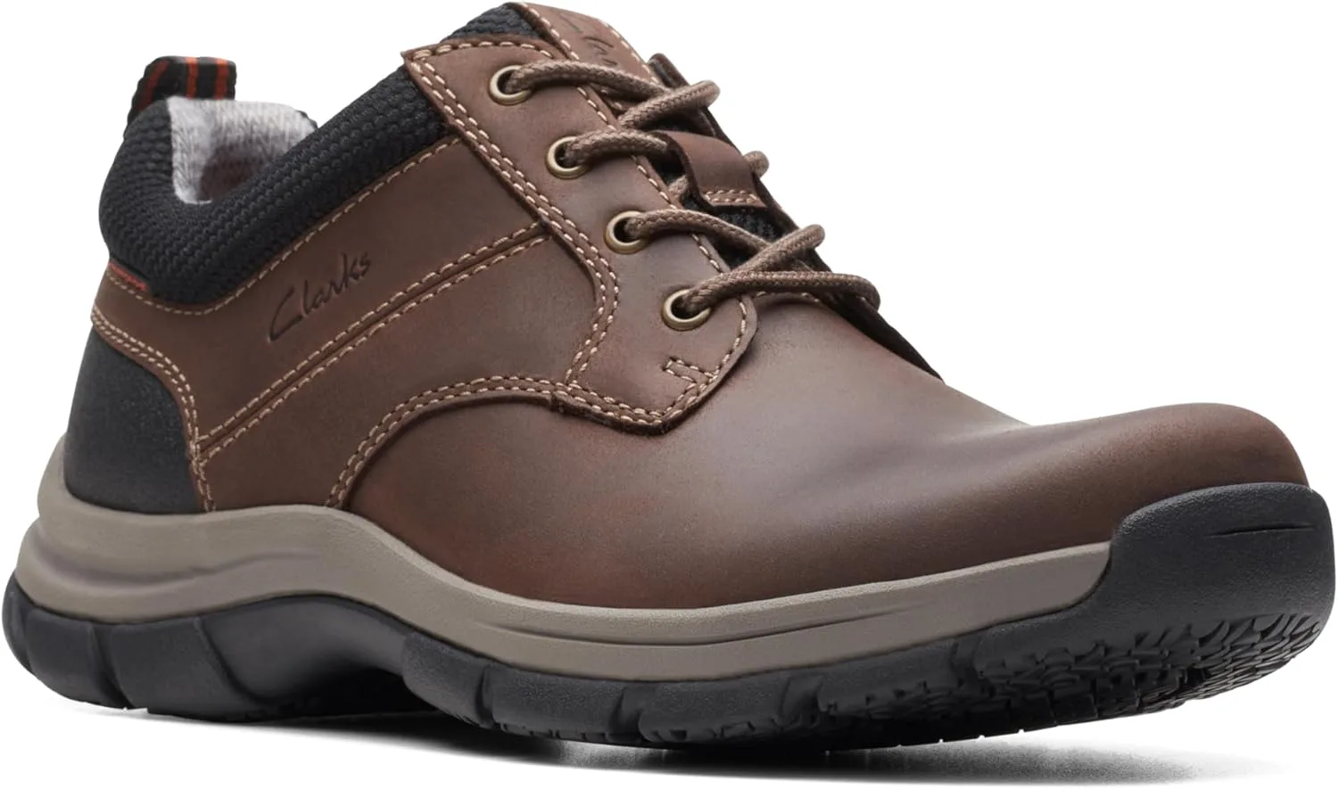 Мужские туфли Clarks Walpath Low, коричневый — фото 4