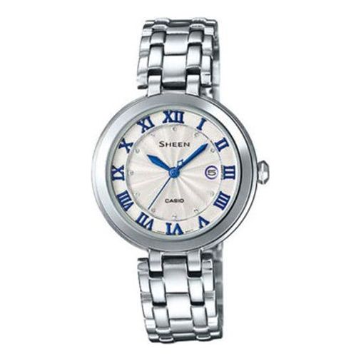 

Часы CASIO Female SHEEN Japan / South Korea Fashion Silver Analog, серебряный