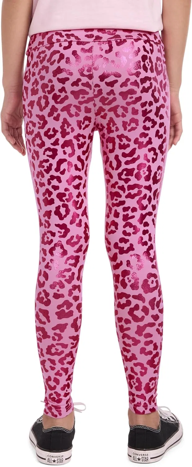 Леггинсы для девочек Shine High Rise, бренд Converse, цвет Magic Flamingo — фото 2