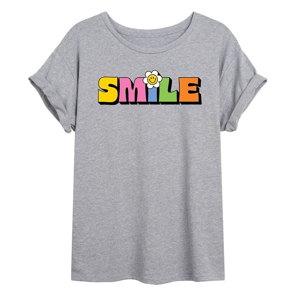

Детская струящаяся футболка Colorful Smile Licensed Character, серый