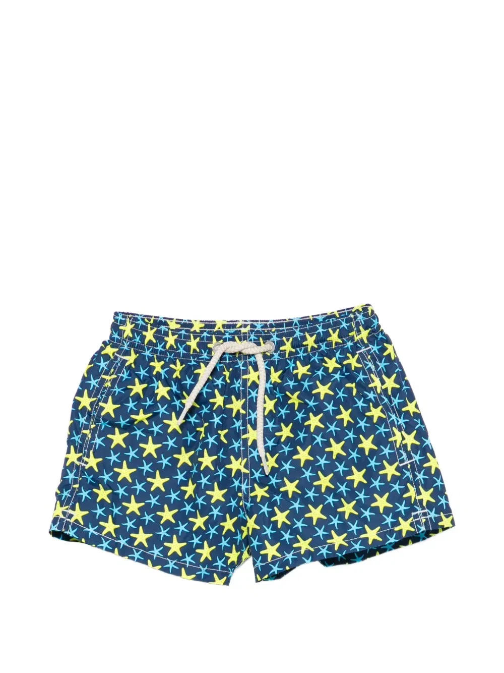 Плавки-шорты Jean Lighting с принтом MC2 Saint Barth Kids, синий