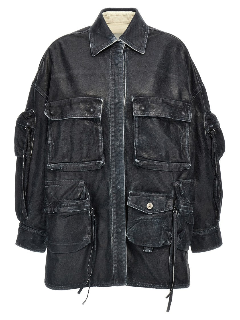 

Пальто "Ферн" The Attico, синий