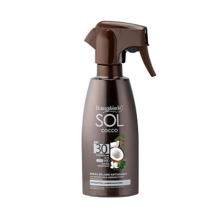

SOL COCO Sun Spray - Защита от солнца, усиливает загар - с активатором загара и кокосовым молоком 250 мл - Водостойкий - Высокая степень защиты SPF 30 Bottega Verde