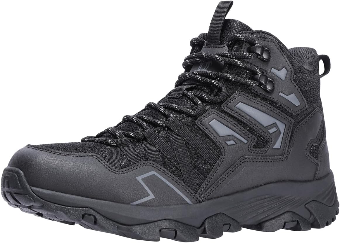 

Мужские водонепроницаемые походные ботинки CAMEL CROWN, прочные ботинки, удобные для походов, треккинга и прогулок на природе, черный